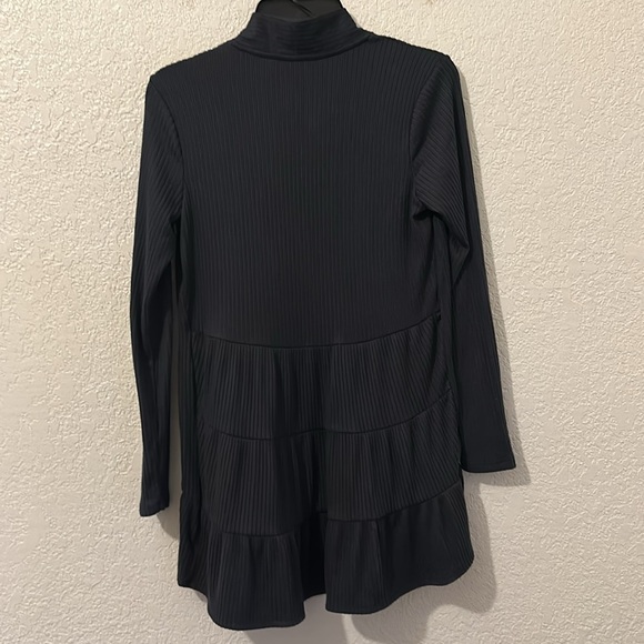 NWT LC Lauren Conrad Dark Gray/Blue Tiered Cardigan Size XS - Picture 3 of 4